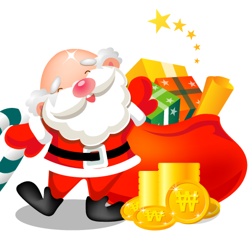 santa gifts bag Vector Icons free download in SVG, PNG Format